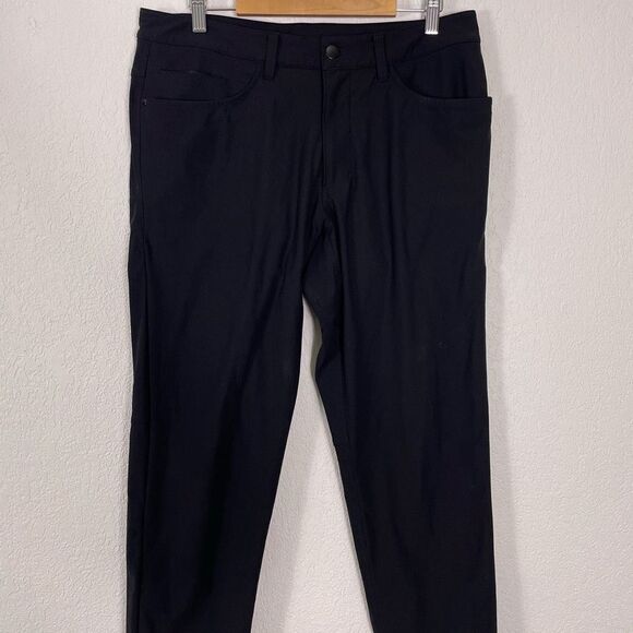 Lululemon Black Skinny Leg ABC Pants - Picture 3 of 9